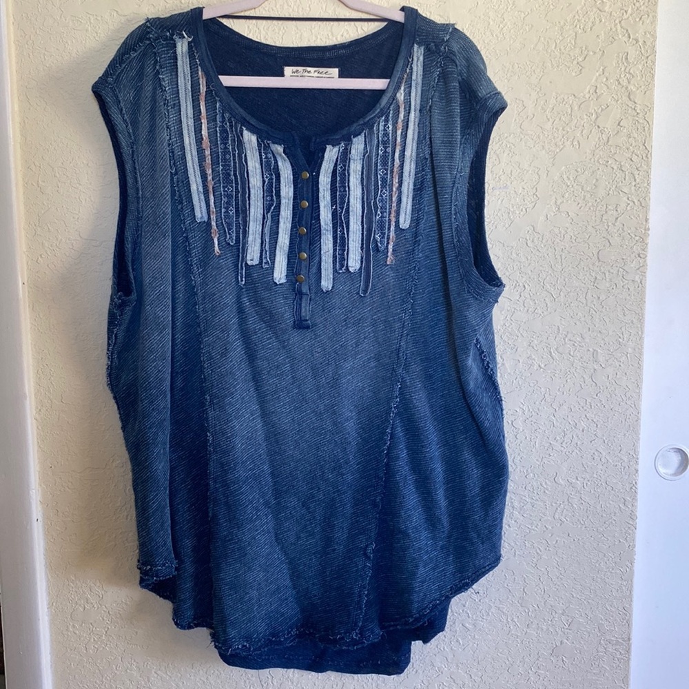 Dark Blue FP Flowy Tee